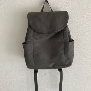 Dark green back pack or diaper bag